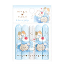 Pencil Caps (Mogunyan Cat/Sky Jelly/4.7cm/Ø1cm (5pcs)/Kamio Japan/SMCol(s): Blue,Light Blue,Clear)