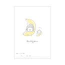 Crux (28 Sheets) A5 Banana Gorilla Saddle Stitch Vertical Lines Ruled Notebook