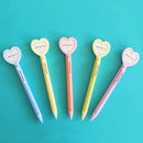 Epoch Chemical Heart With Locket 0.5mm Mechanical Pencil Purple