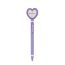 Epoch Chemical Heart With Locket 0.8mm Ballpoint Pen Lavender