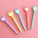 Epoch Chemical Heart With Locket 0.8mm Ballpoint Pen Lavender