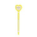 Epoch Chemical Heart With Locket 0.8mm Ballpoint Pen Yellow