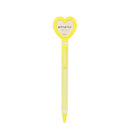 Epoch Chemical Heart With Locket 0.8mm Ballpoint Pen Yellow