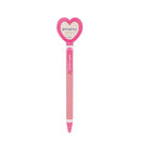 Epoch Chemical Heart With Locket 0.8mm Ballpoint Pen Pink