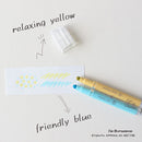 Epoch Chemical Doraemon Highlight Pens (Set of 2) Blue,Yellow