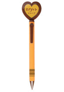 Epoch Chemical 0.5mm With Locket Heart Mechanical Pencil - Orange,Brown