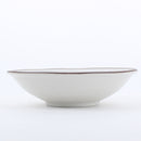 16.3cm Brown Rim Lightweight Shallow Bowl