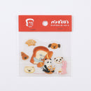 Overglad Green Flash 2pcs Lots of Breads Bread Thief Clear Stickers