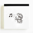 Doraemon 4 Designs Singing Square Memo Pad  100 Sheets