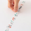 In Roll Washi Masking Tape Material Doraemon Voice Thickener Stickers 