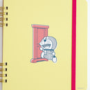 Doraemon Spiral With Elastic Band 5Mm Grid Double Sided Anywhere Door Graph Ruled Notebook  70 Sheets