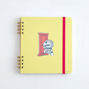 Doraemon Spiral With Elastic Band 5Mm Grid Double Sided Anywhere Door Graph Ruled Notebook  70 Sheets