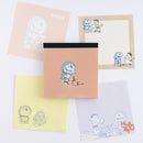 Green Flash Doraemon Memo Pad Square Time Cloth