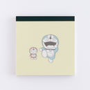 Green Flash Doraemon Memo Pad Square Mini Doraemon