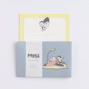 Green Flash Doraemon Mini Letter Set Time Machine
