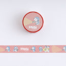 Green Flash Doraemon Washi Masking Tape Small Light