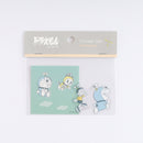 Green Flash Doraemon Sticker Set Take-copter
