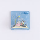 Green Flash Doraemon Memo Clip Stand Time Machine