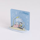 Green Flash Doraemon Memo Clip Stand Time Machine