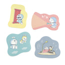 Green Flash Doraemon Die Cut Postcard Anywhere Door