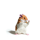 Ornament (Gacha Blind Box Figurine/Animal/Brown Tabby: 6.5X3.5Cm, Persian: 6.3X3.5Cm, Chincilla: 6.2X3.3Cm, Hamster: 5.8X3.2Cm, Mus Musculus: 5.5X3Cm/Yell/Smcol(S): White/White,Brown/White,Grey)