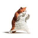 Ornament (Gacha Blind Box Figurine/Animal/Brown Tabby: 6.5X3.5Cm, Persian: 6.3X3.5Cm, Chincilla: 6.2X3.3Cm, Hamster: 5.8X3.2Cm, Mus Musculus: 5.5X3Cm/Yell/Smcol(S): White/White,Brown/White,Grey)