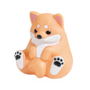 Ornament (Gacha Blind Box Figurine/Shiba Dog/Shiba Lying Down: 3X5.7Cm, Sitting Shiba: 6X5.3Cm/Yell/Smcol(S): Brown/Beige/Grey)