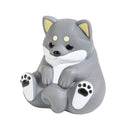 Ornament (Gacha Blind Box Figurine/Shiba Dog/Shiba Lying Down: 3X5.7Cm, Sitting Shiba: 6X5.3Cm/Yell/Smcol(S): Brown/Beige/Grey)