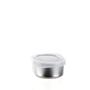 Stainless Steel Oval Food Container - 9.4cm - 160mL Individual Package
