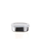 Stainless Steel Oval Food Container - 9.4cm - 160mL Individual Package