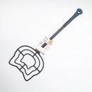 Futon Beater Racket (PP/With Hanging Hole/For Beating Dust Out of Futon/Cat-Shaped/19.8x54.7cm/SMCol(s): Black/White)