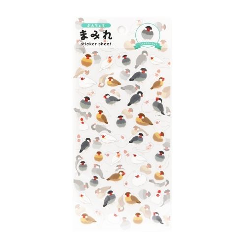 World Craft Mamire Java Sparrow PET Stickers - Sticker/Label/Index ...