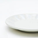 White Kohiki Shinogi Porcelain Plate