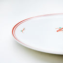 Japanese Porcelain Red Painting Plate