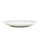 Japanese Porcealin Lace Scalloped Edge Plate (24x23.5x3cm) White
