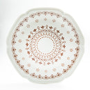 Japanese Porcealin Lace Scalloped Edge Plate (24x23.5x3cm) White