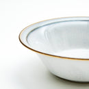 16.5cm Japanese Fontaine Wide Bowl White Sea Cucumber