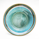 16.5cm Japanese Fontaine Wide Bowl Metallic Green