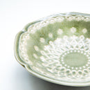 16.8cm La Dentelle Wide Bowl Green