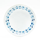 Japanese Aizome Plate (12.5cm x 12.5cm x 2cm) Floral Arabesque