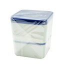 Lunch Box (Polypropylene/Polyethylene/Polystyrene/2 Layers/Mountain/Square/SMCol(s): Navy)
