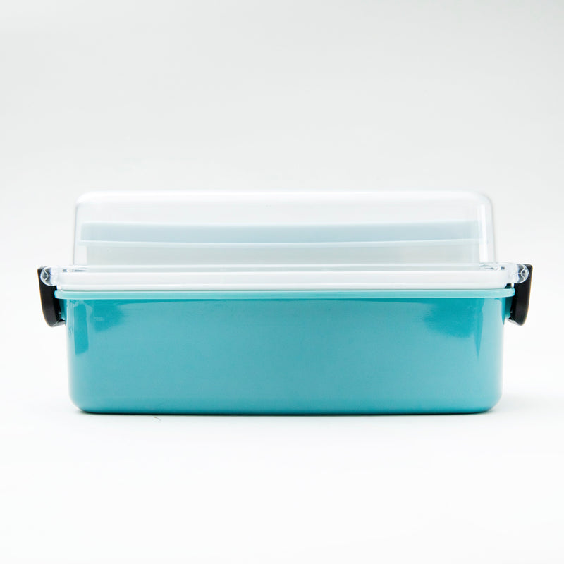 Lunchbox (PS/PP/PE/Silicone/With Latch/Long/SMCol(s): Green)