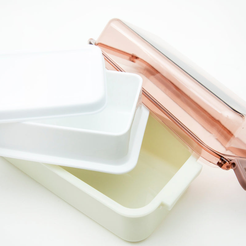 Lunchbox (PS/PP/PE/Silicone/With Latch/Long/SMCol(s): Beige)