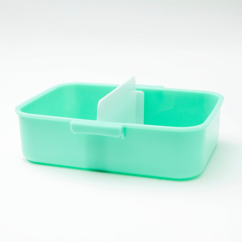Lunchbox (PS/PP/Silicone/With Latch/Divider/SMCol(s): Green)