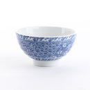 Round Floral Ceramic Rice Bowl
