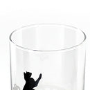 Glass Cup (Cat/BK/CL/ d.6x12cm / 280mL) Individual Package