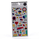 Colorful Party Stickers Individual Package
