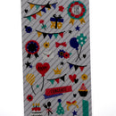 Colorful Party Stickers Individual Package
