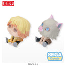 Qyurume "Demon Slayer: Kimetsu No Yaiba" Mini Figure "Zenitsu Agatsuma & Inosuke Hashibira" (Ex)
