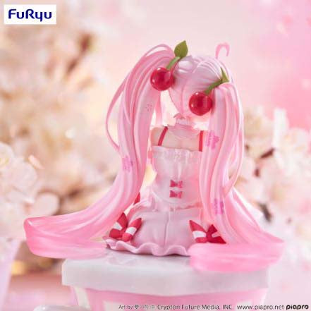 Furyu Hatsune Miku Noodle Stopper Figure -Sakura Miku 2025- All Hatsune Miku